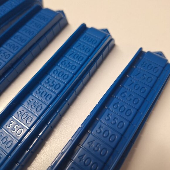 Monopoly Empire 2014 Replacement Pieces Towers Blue Set of 4 Property Holders - Picture 4 of 5